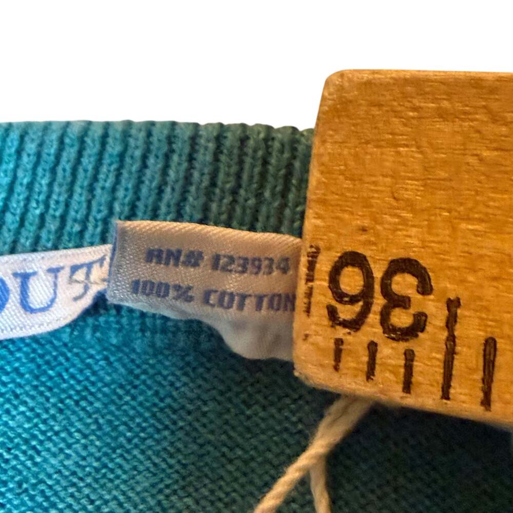 Southern Tide Men's Sea Foam Green 100% Cotton V-Neck Sweater Size L NWT - Picture 5 of 11